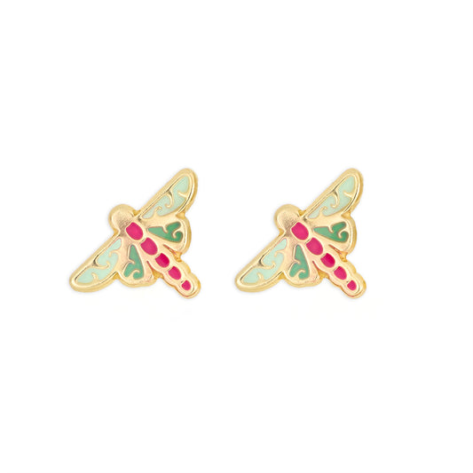 Broqueles Libélula Multicolor