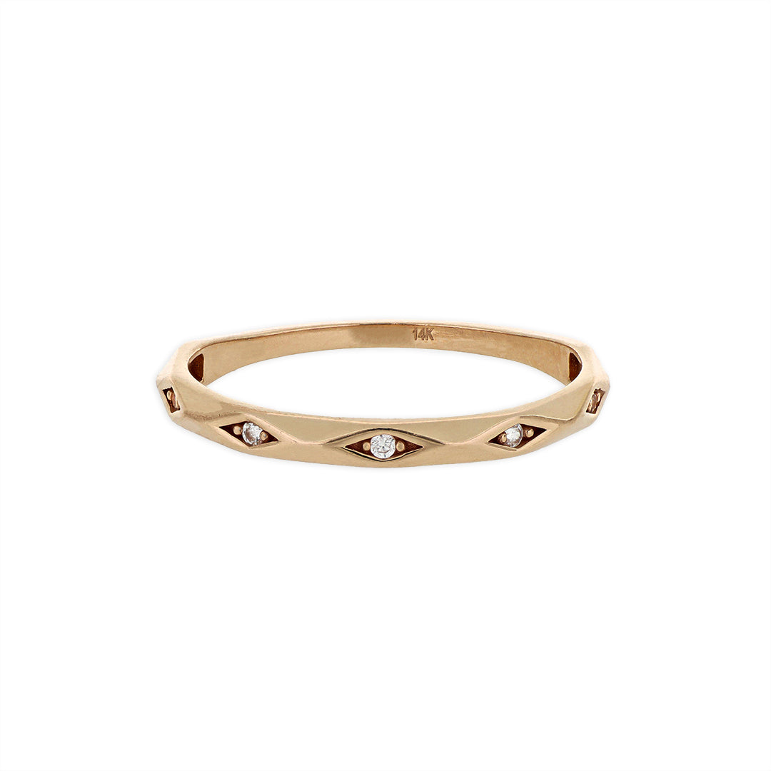 Anillo Facetado