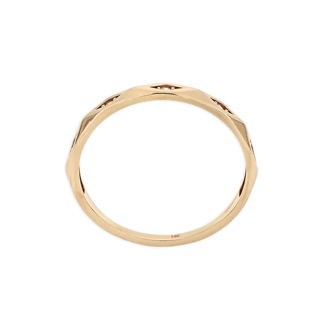 Anillo Facetado