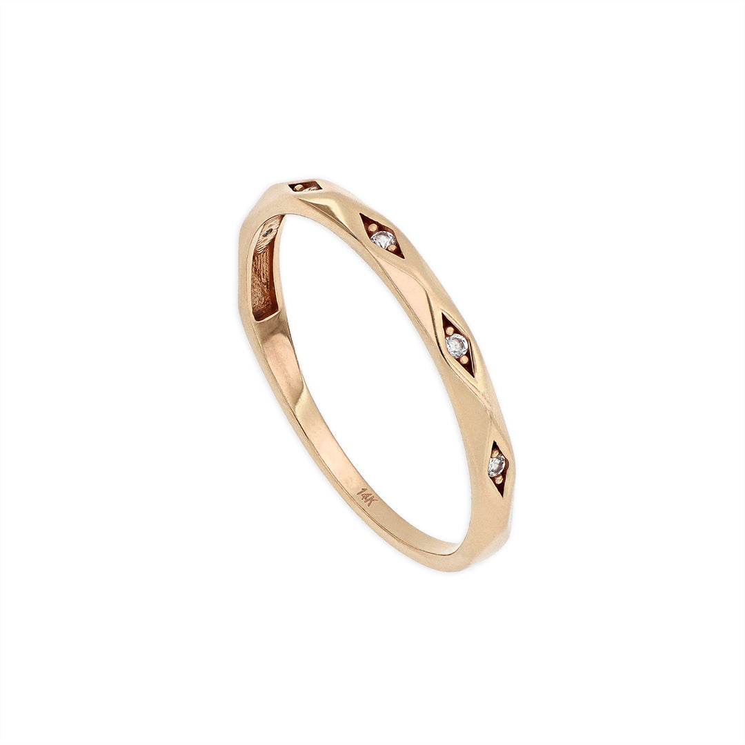 Anillo Facetado