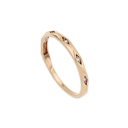 Anillo Facetado