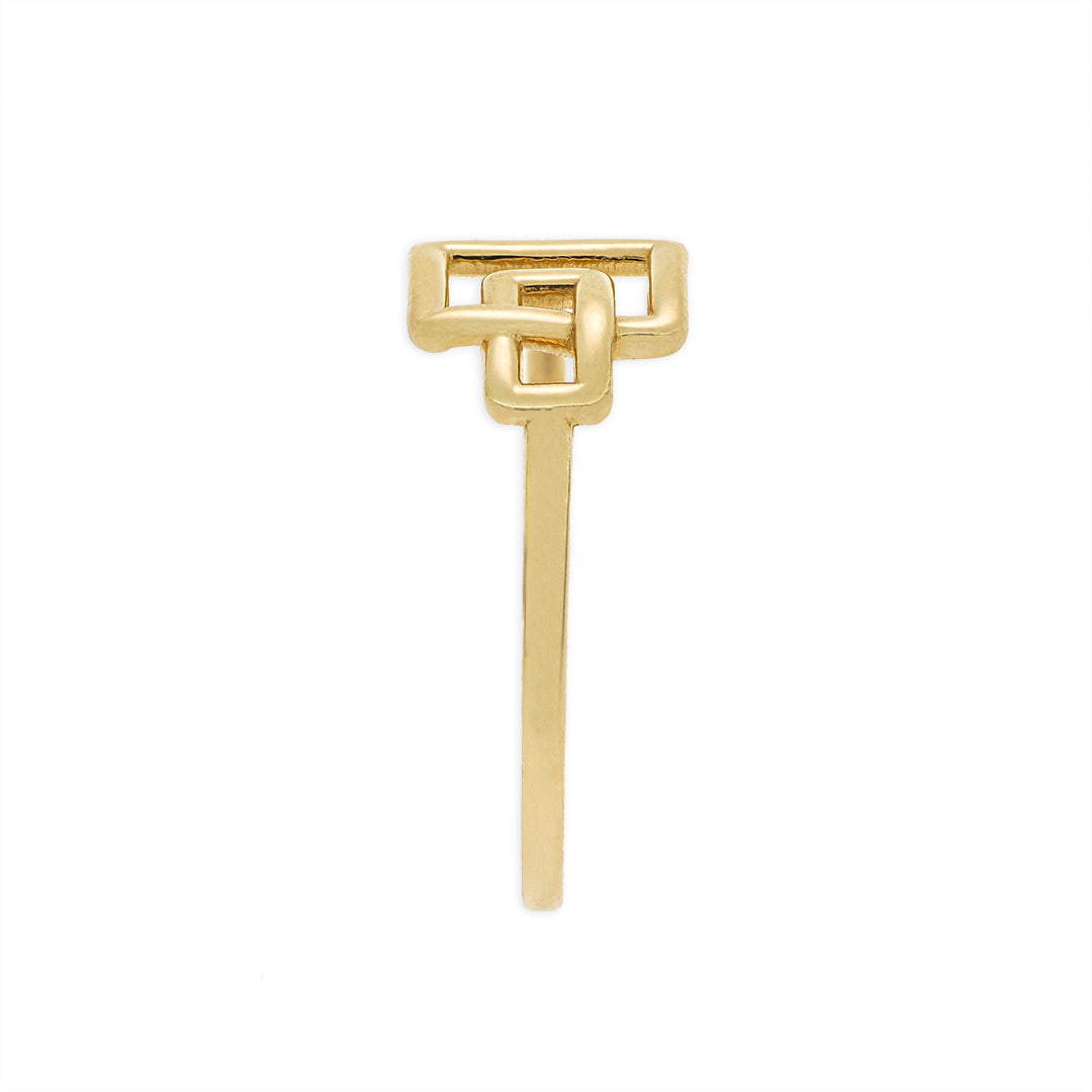 Anillo Recuadros liso
