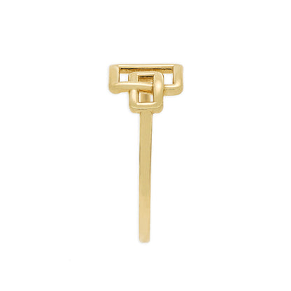 Anillo Recuadros liso