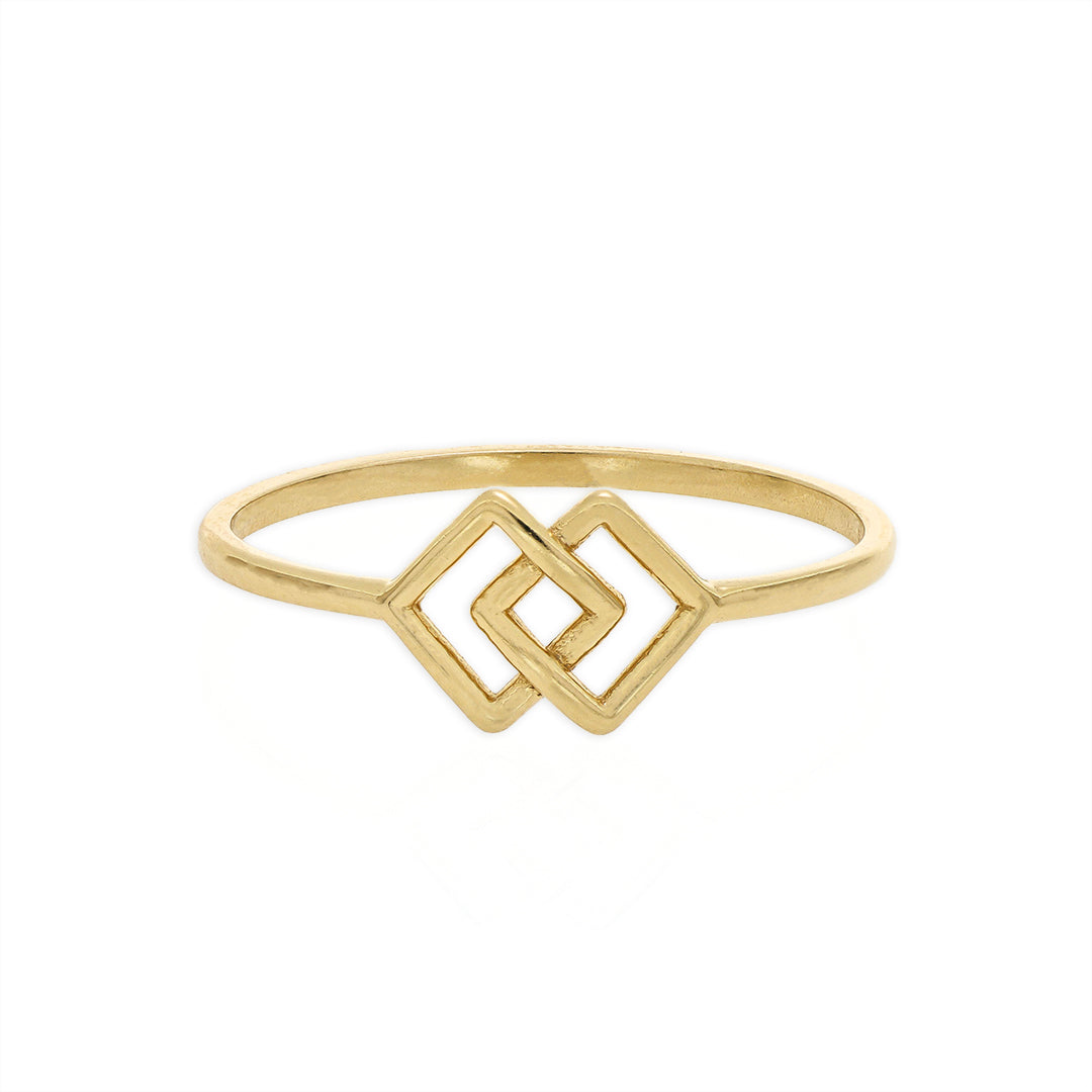 Anillo Doble Rombo
