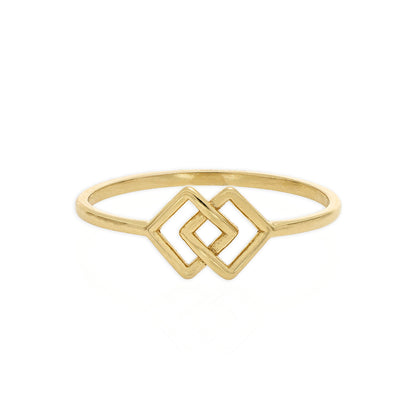 Anillo Doble Rombo