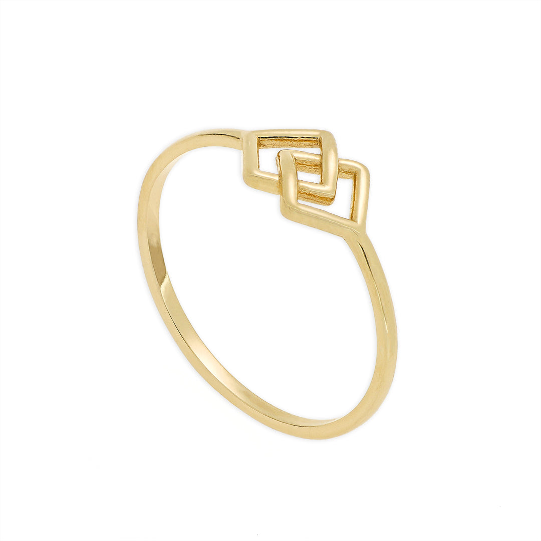 Anillo Doble Rombo