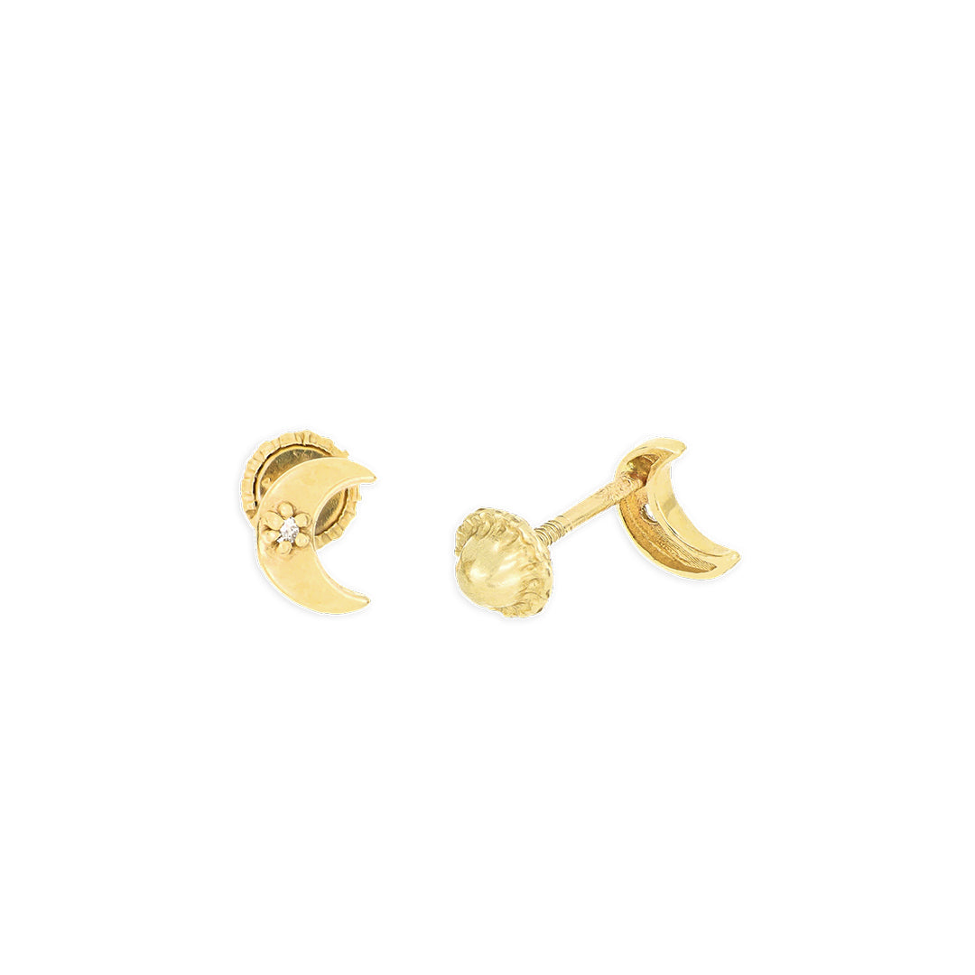 Broqueles Luna Diamante