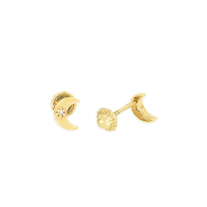 Broqueles Luna Diamante