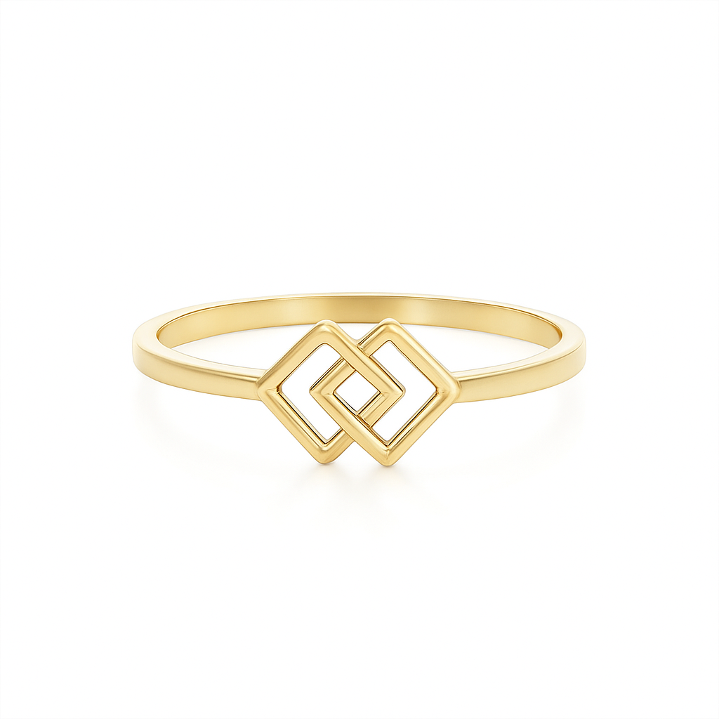 Anillo Doble Rombo