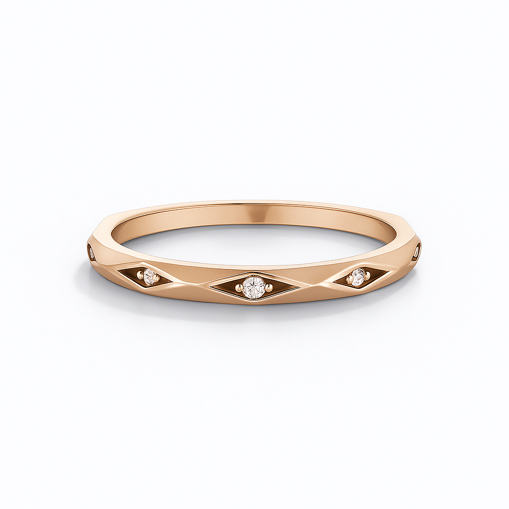 Anillo Facetado