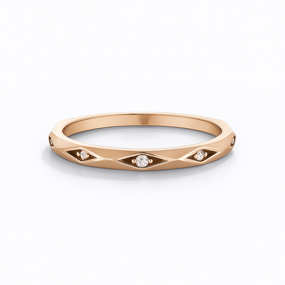 Anillo Facetado