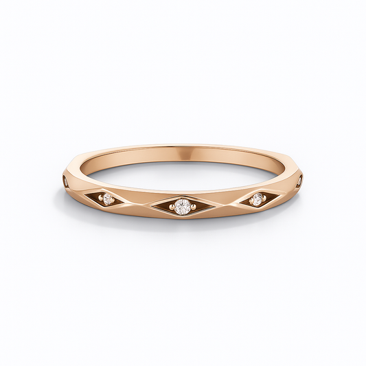 Anillo Facetado