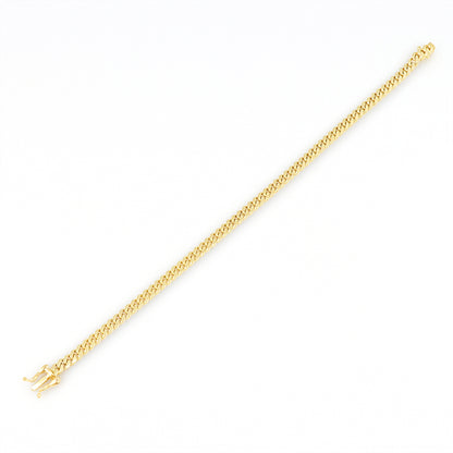 Pulsera cubana delgada