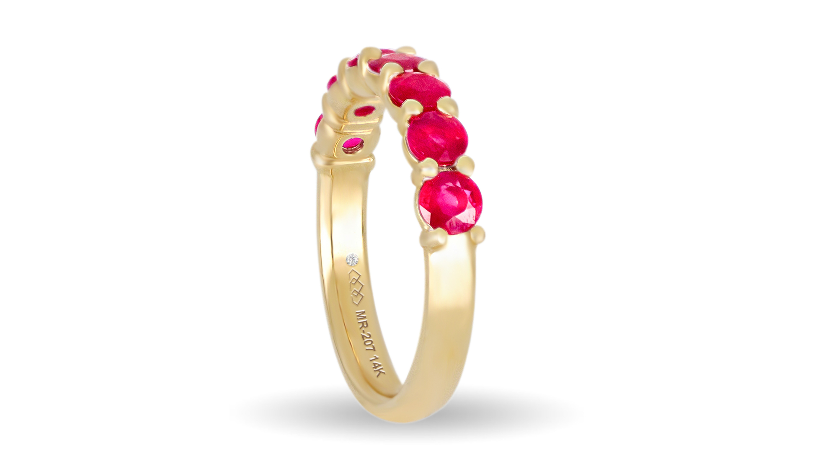 Chrurumbela con Rubies Oro Amarillo 14K